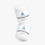 AXTARA Hydration Powder Peach Mango tub on its side