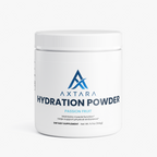 AXTARA Hydration Powder Passion Fruit tub, front view